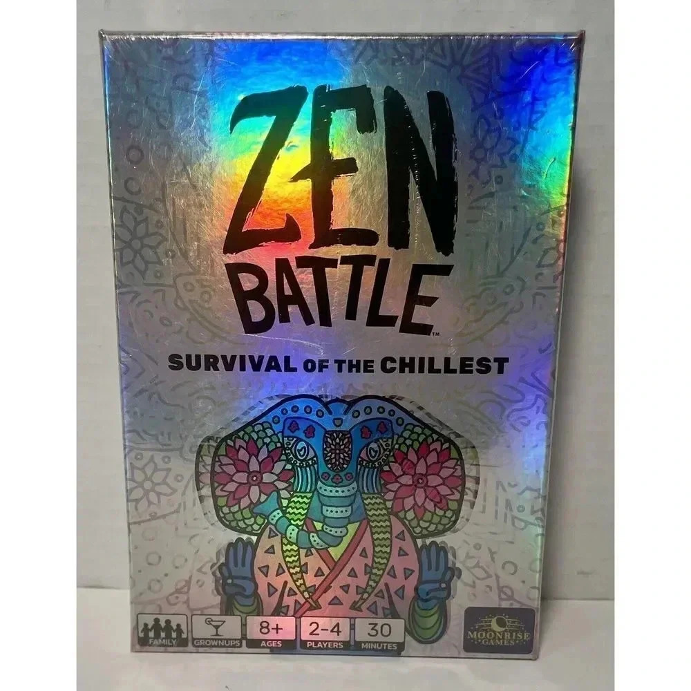 Zen‎ Battle: Survival of The Chillest Family Fun Card Games Brand New Sealed